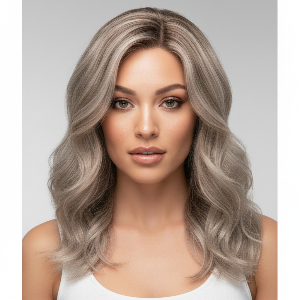 Gorgeous Silver Grey Short Wig for Women – Low Maintenance & High Style Synthetic Hair